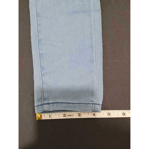 Women's Denim Co Jeans Super Stretch Ultra Soft Sz 4 Skinny Light Wash Blue Read - Picture 8 of 11